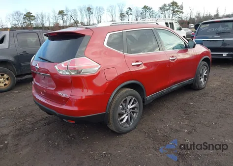 2016 Nissan Rogue Sl из США, поврежденный, VIN 5N1AT2MV4GC756352